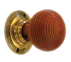 Natural Round Beehive Door Knobs